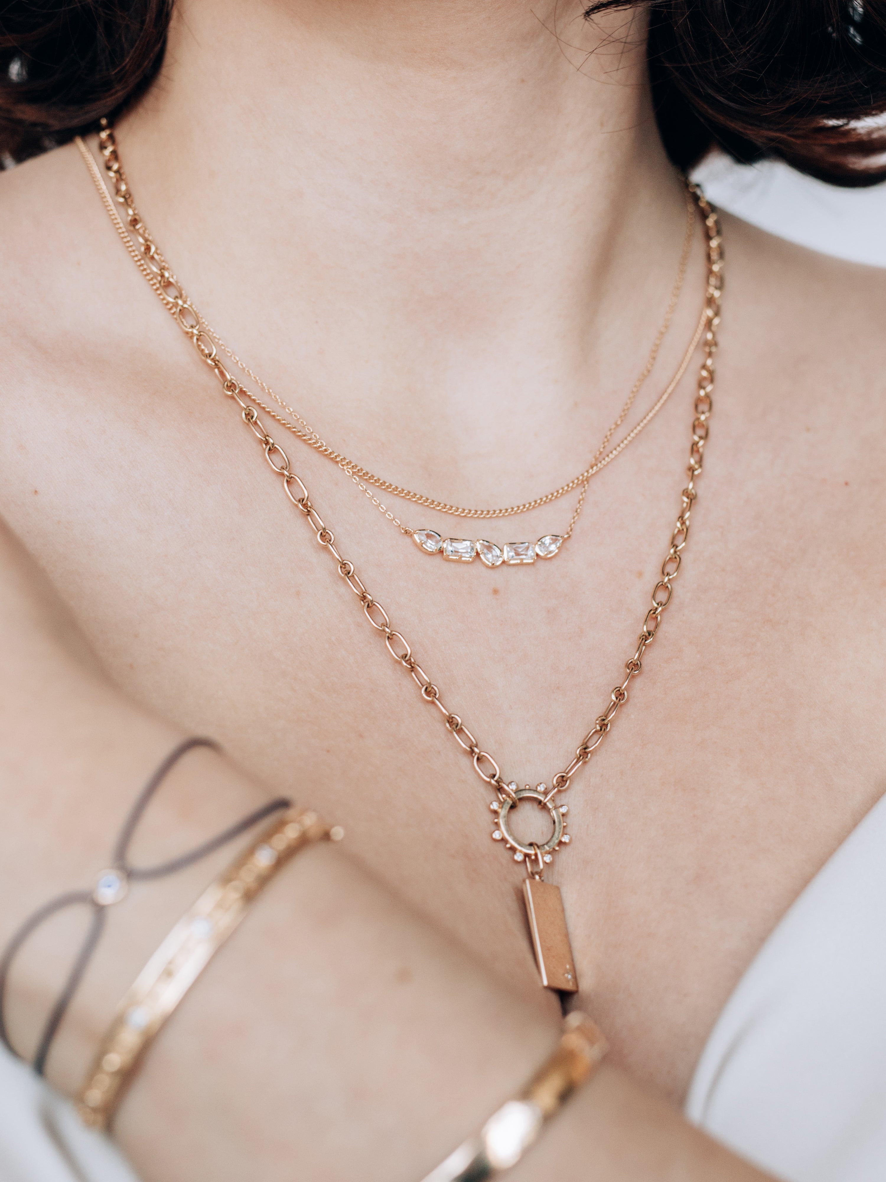 Thin Gold Curb Chain 1.8mm