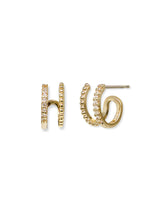 Boucles D'oreilles Anzie X Mel Soldera Double Rangée Dew Drop