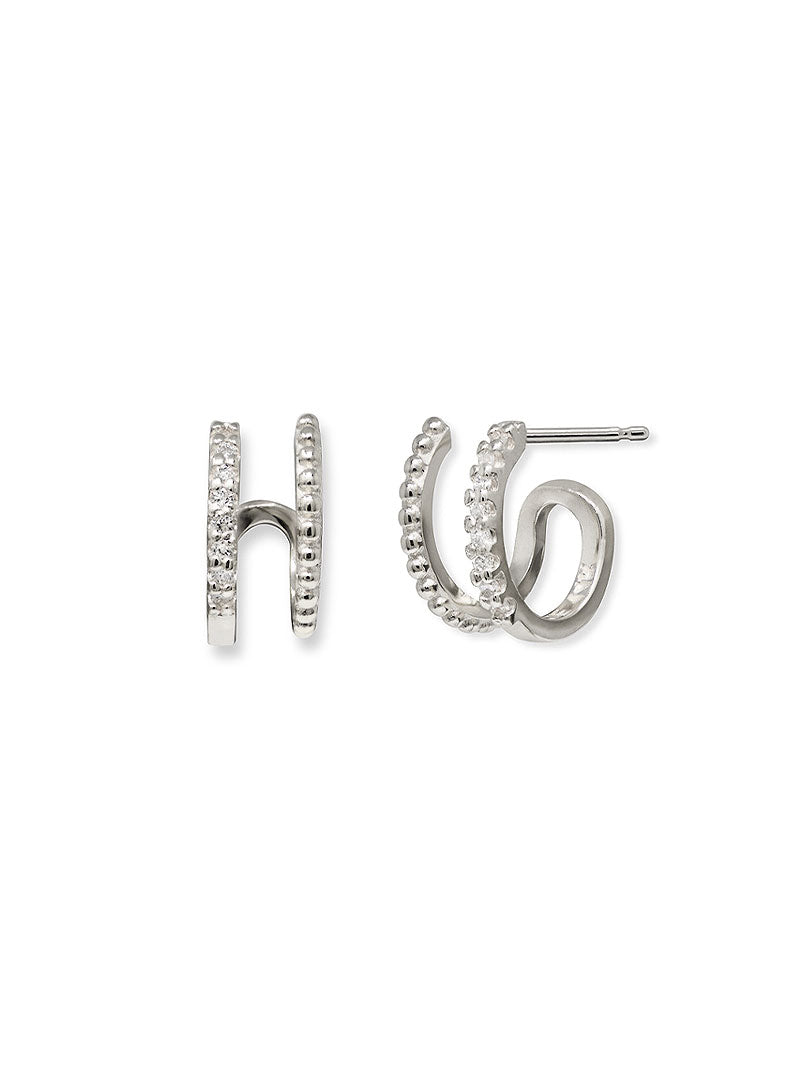 Boucles D'oreilles Anzie X Mel Soldera Double Rangée Dew Drop