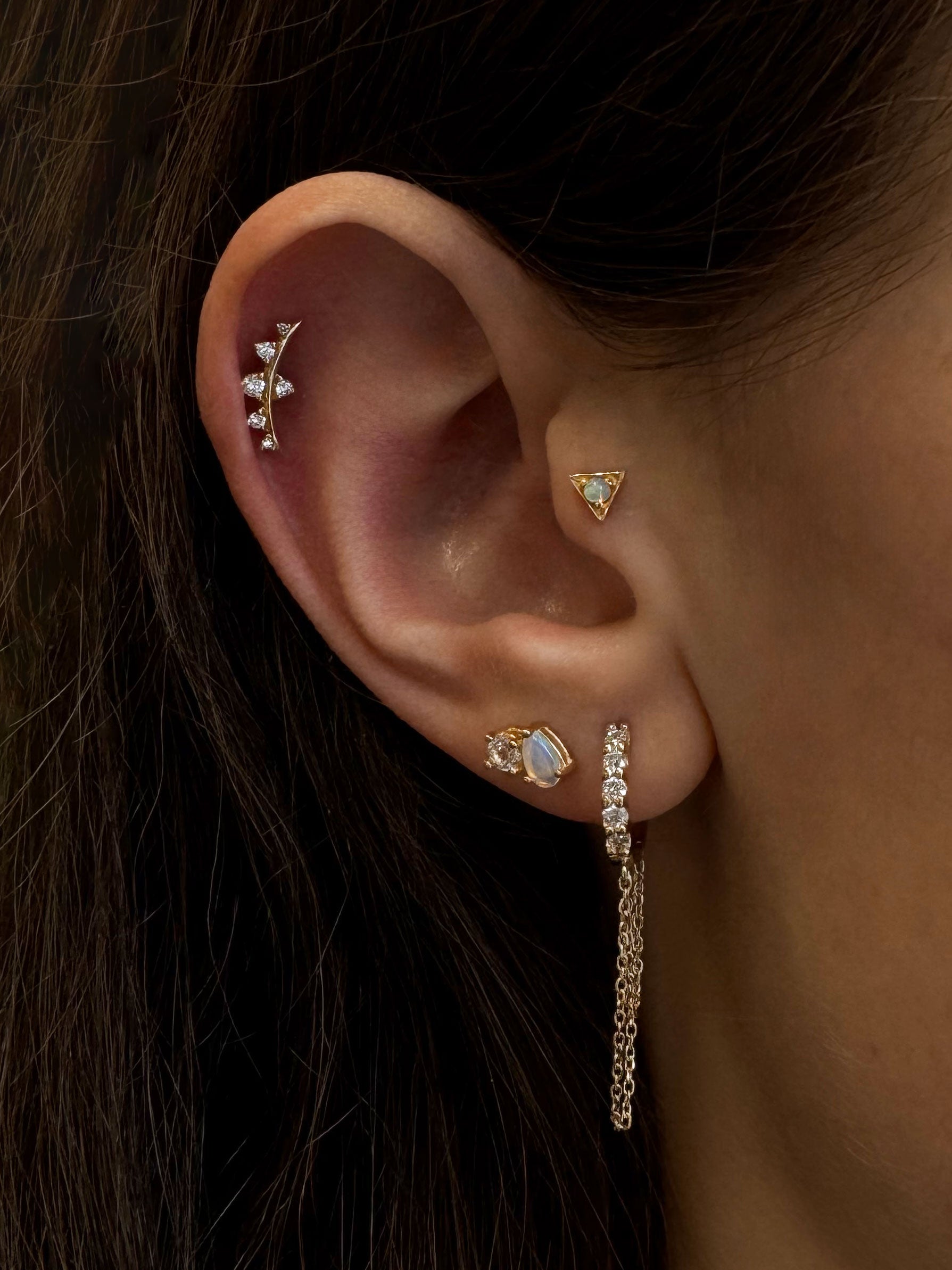 Anzie x Mel Soldera Jumelle Single Stud