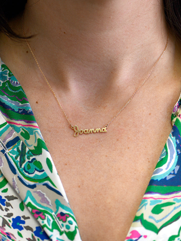Script Customizable Name Necklace