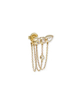  Cléo Jaeda Boucle D'oreille Chaîne Triple