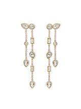Boucle D'oreille Chandelier Double Chaîne Cléo Eliana