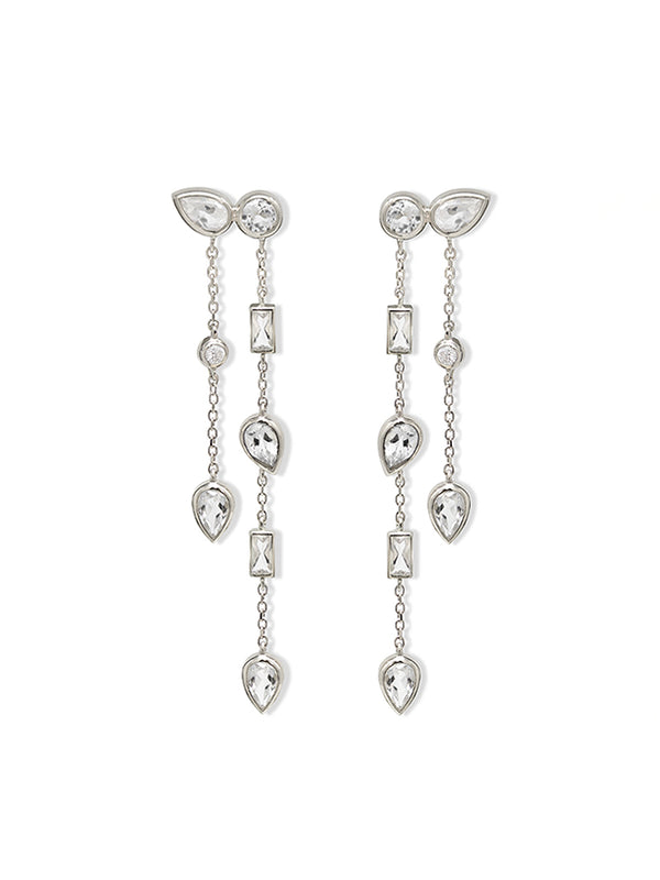 Cléo Eliana Double Chain Chandelier Earring