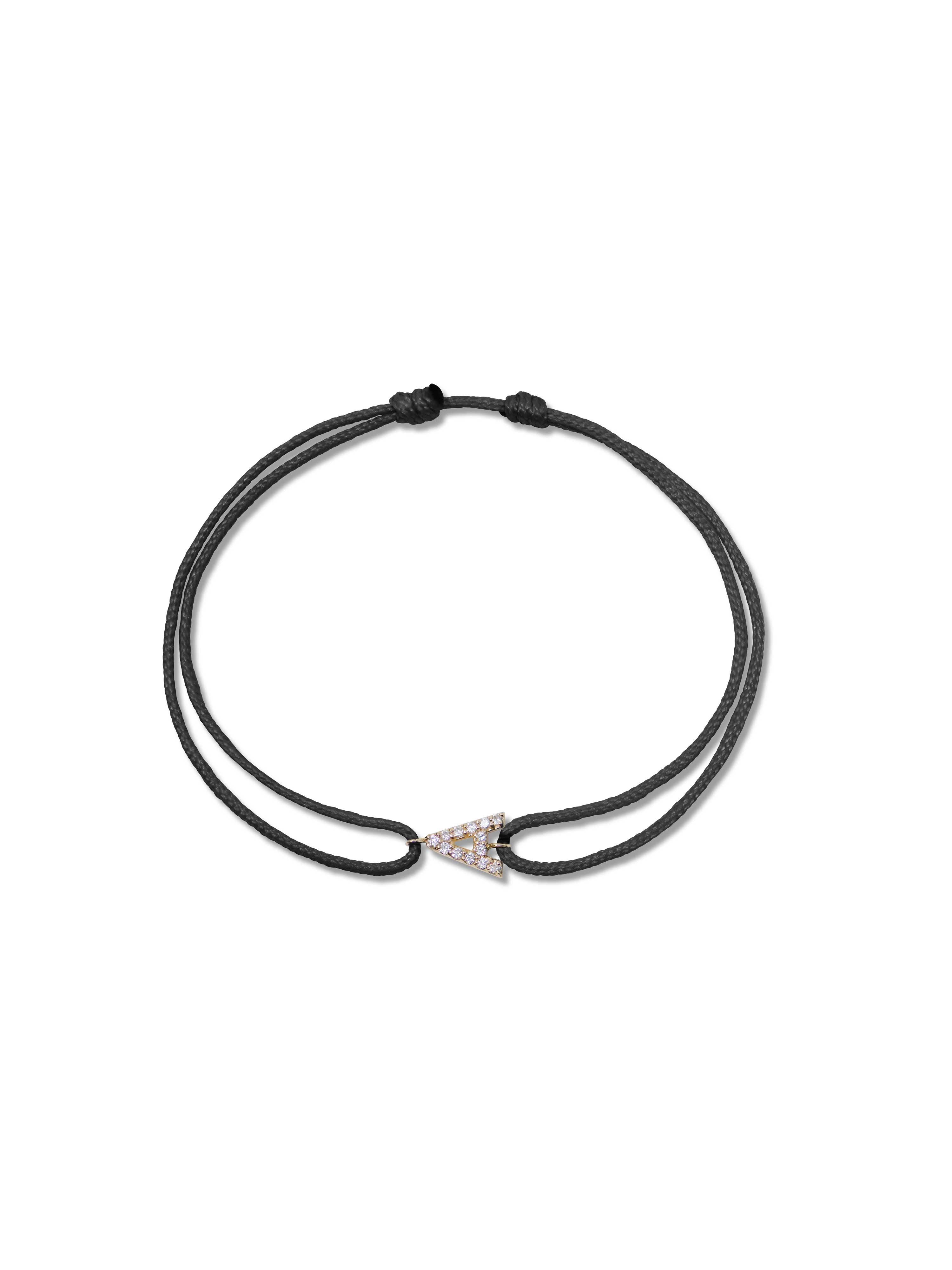 Amie Pavé Diamond Cord Bracelet