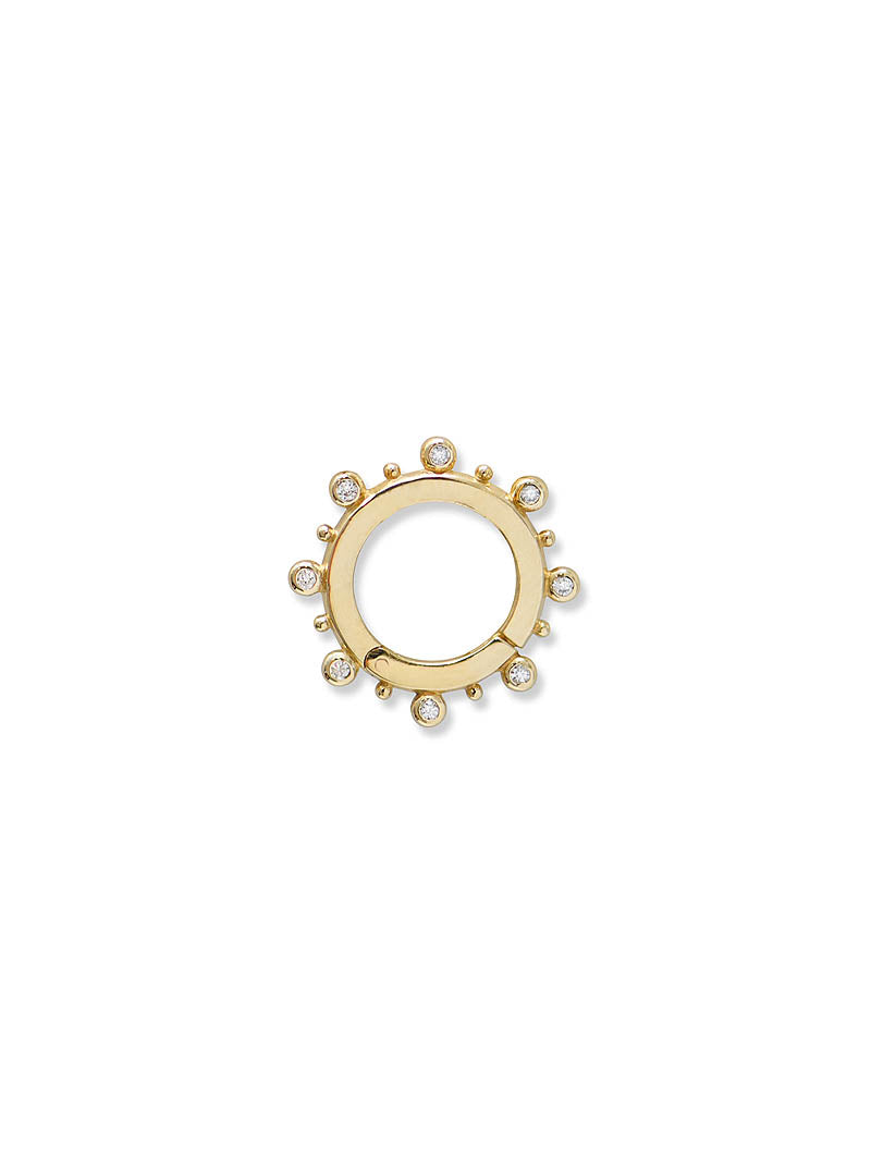 Capteur D’histoire en Diamant Marine Dew Drop avec Chaine Ovale