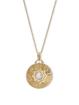  Médaillon D'étoile D'ondulation de Perre de Lune Aztèque Rickie