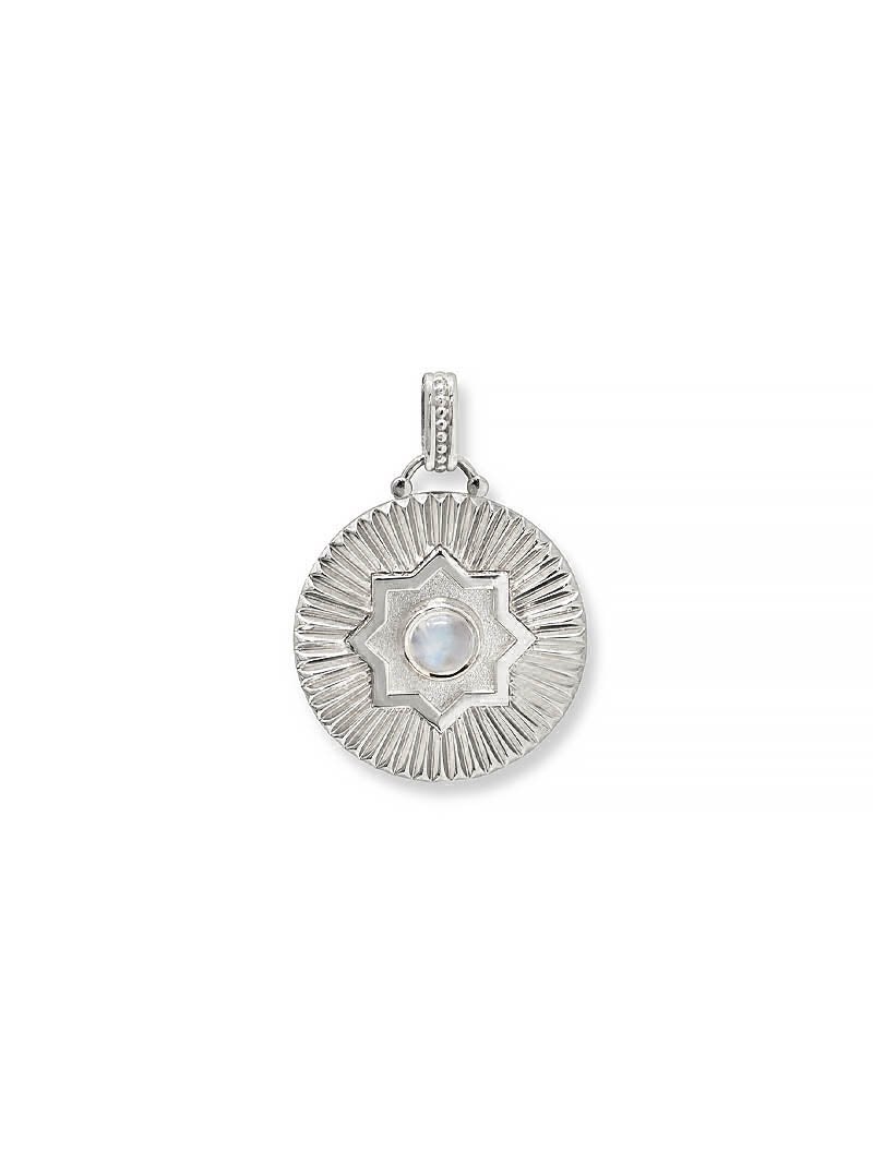  Médaillon D'étoile D'ondulation de Perre de Lune Aztèque Rickie