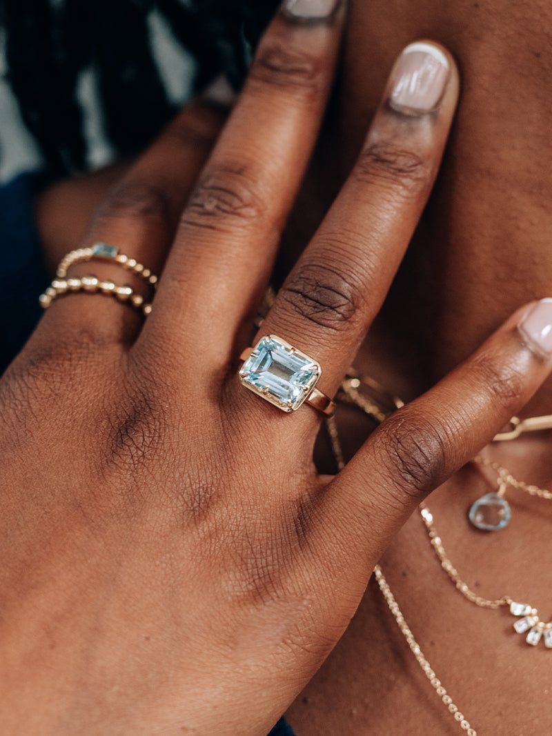 Bague Taille Émeraude Cléo Daniela