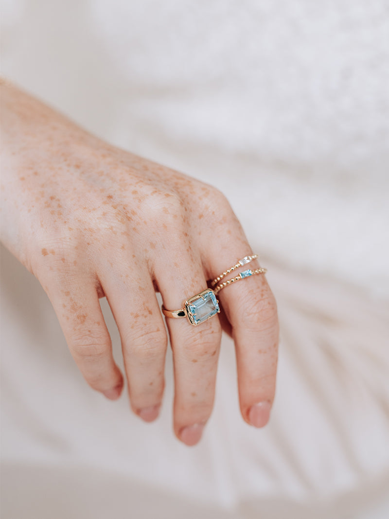 Bague Taille Émeraude Cléo Daniela