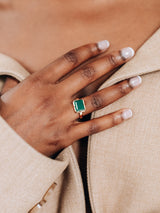 Bague Taille Émeraude Cléo Daniela