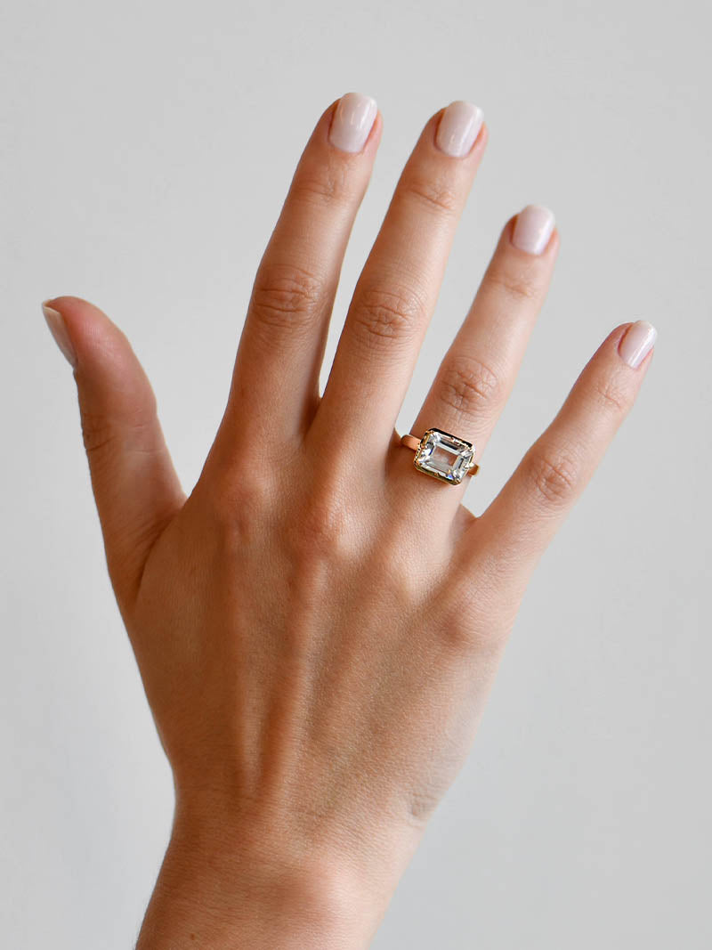 Bague Taille Émeraude Cléo Daniela