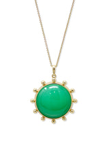Pendentif Chrysoprase Marin Dew Drop