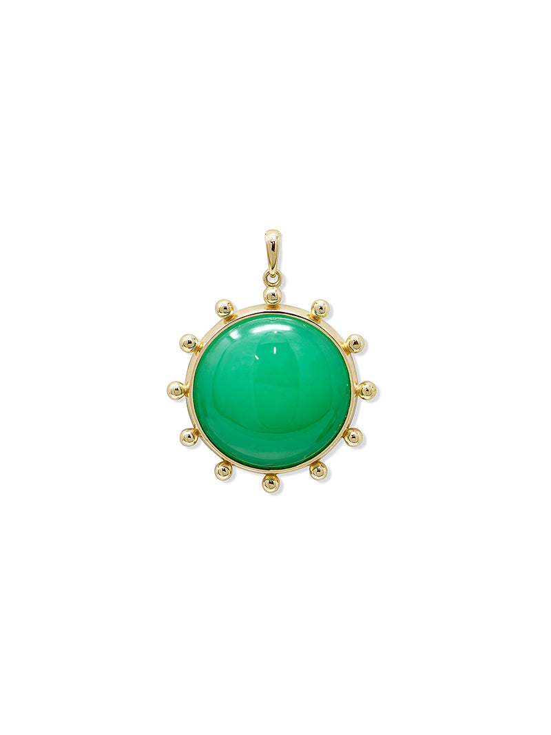 Pendentif Chrysoprase Marin Dew Drop
