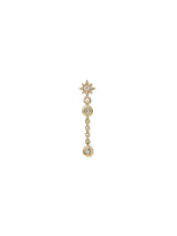 Aztec Catherine Starburst Mini Drop Chain Earrings