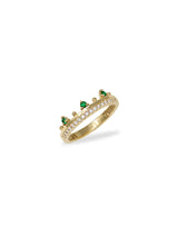 Bague Couronne Cléo Pavé