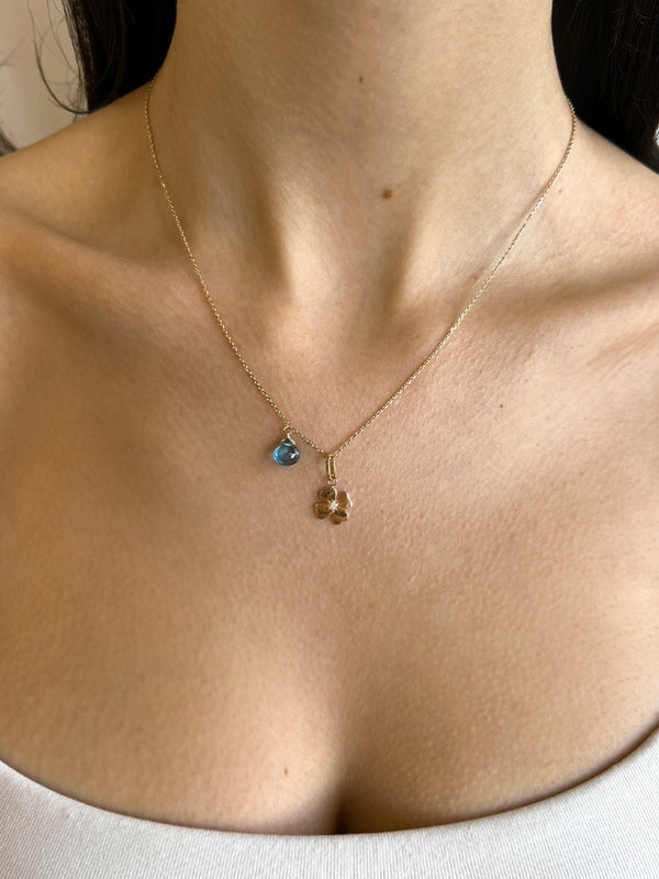 Mel Soldera Clover Charm Necklace
