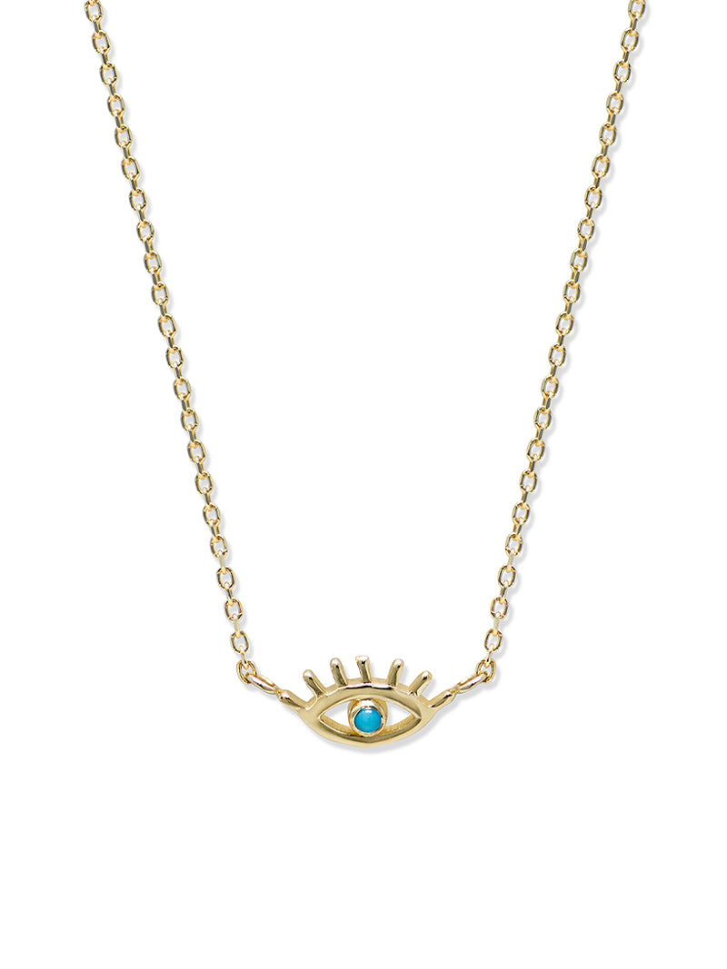 Anzie x Mel Soldera Collier Mauvais Œil Turquoise