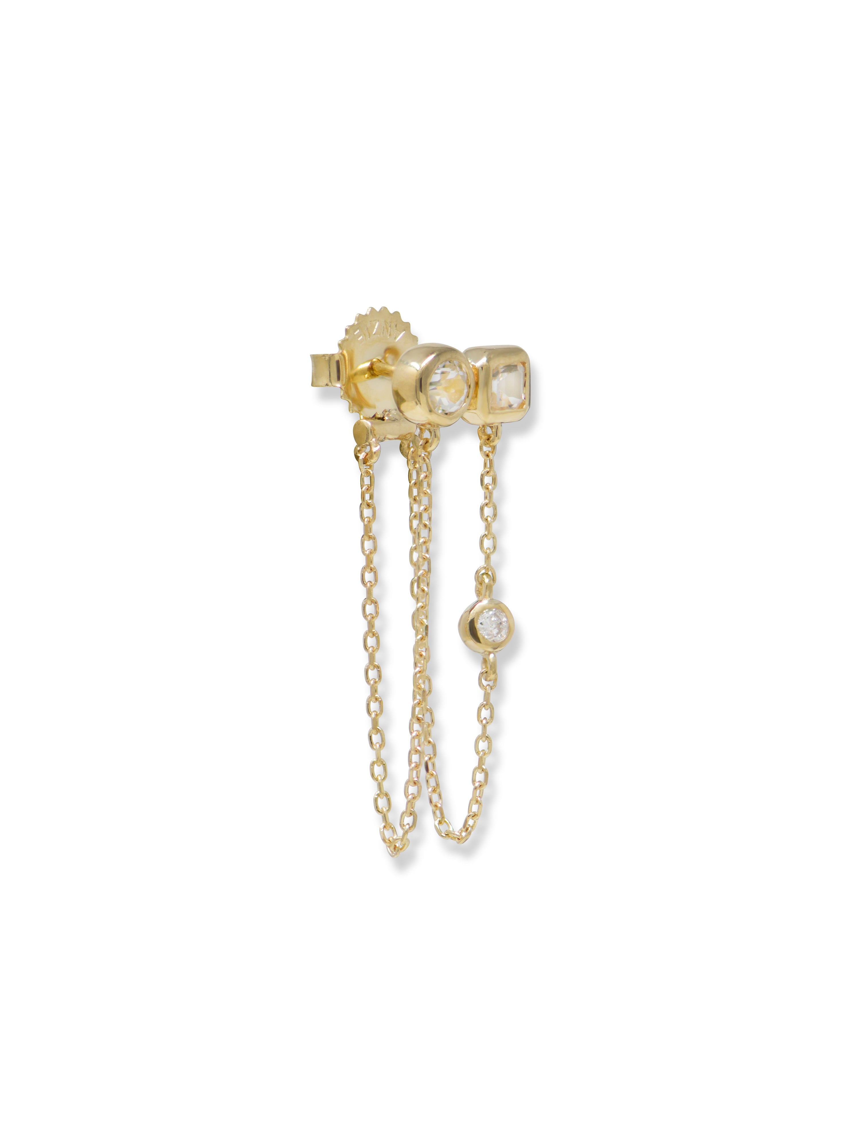Cléo Jaeda Double Chain Earrings