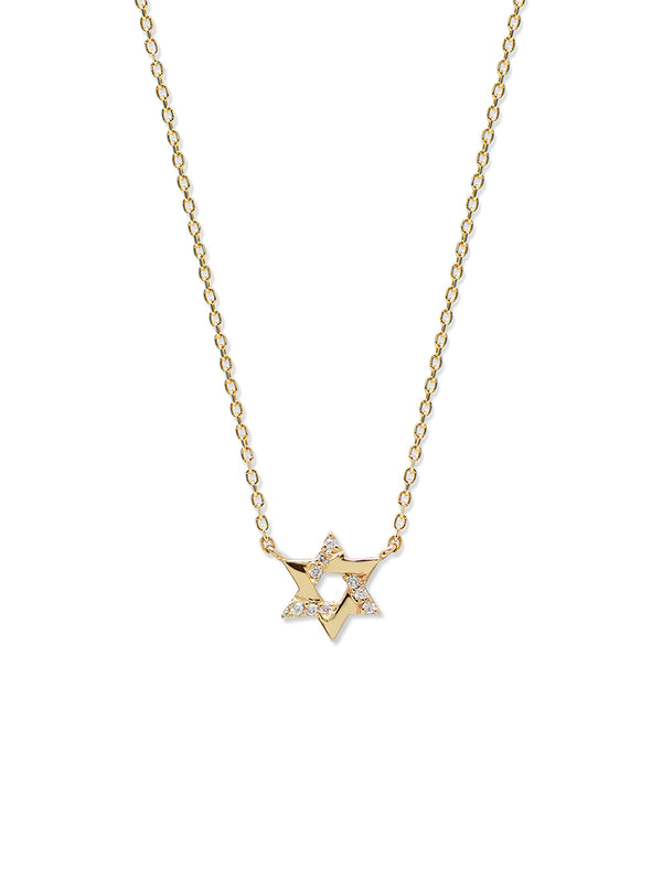 Collier Love Letter Étoile de David Pavé Creuse
