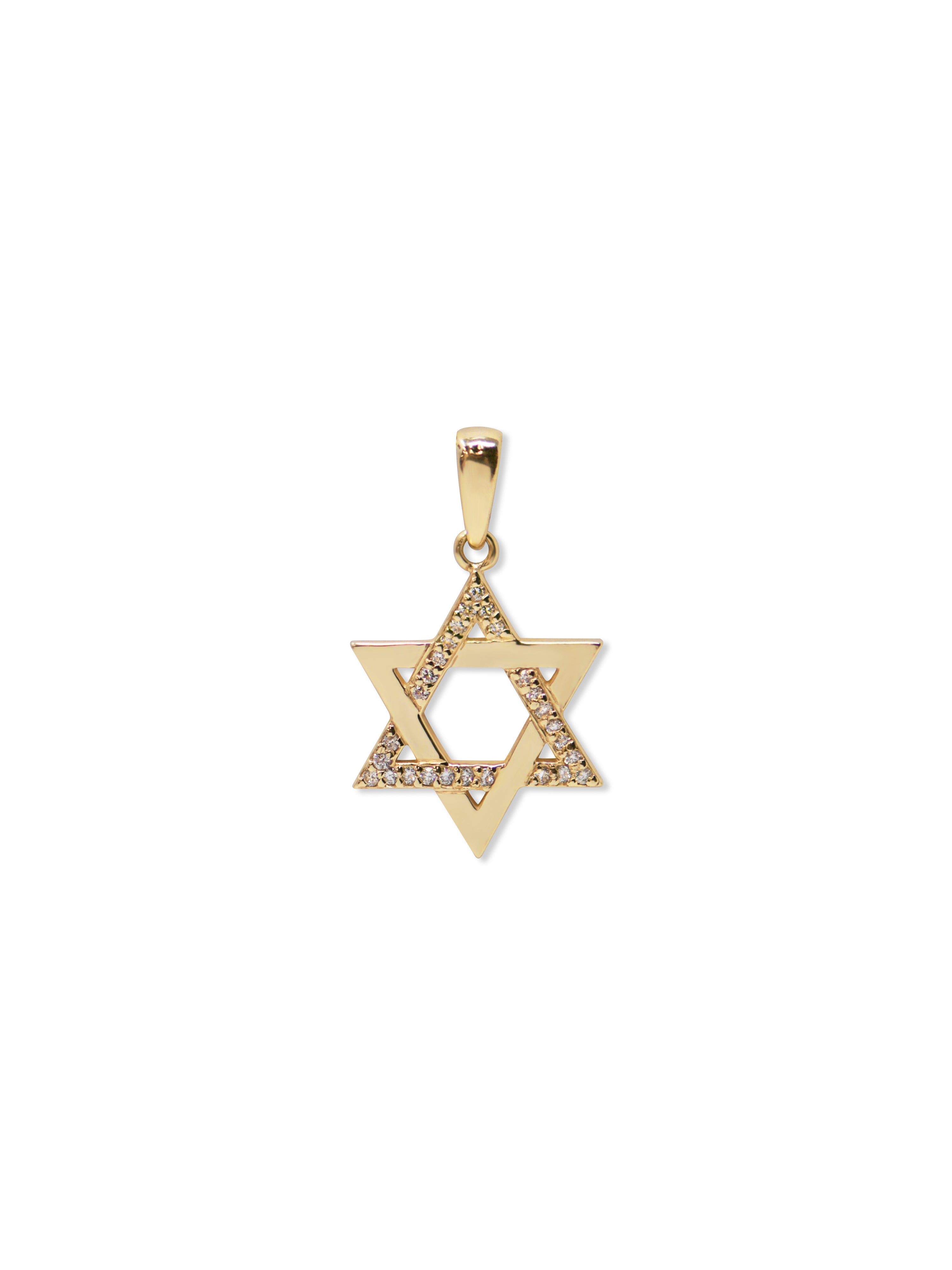 Classique Pavé Crossover Star of David Pendant
