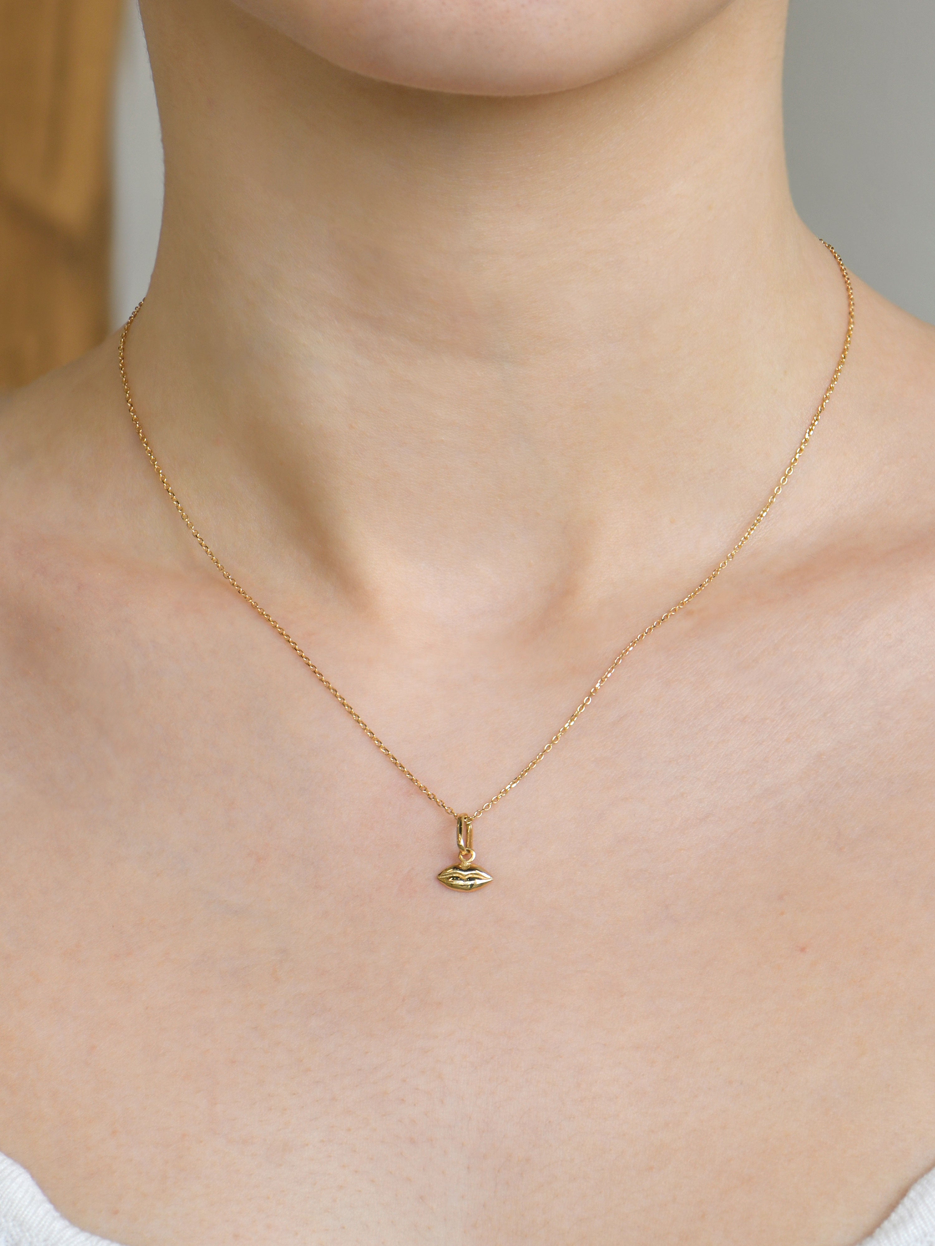 Love Letter Lip Pendant Charm