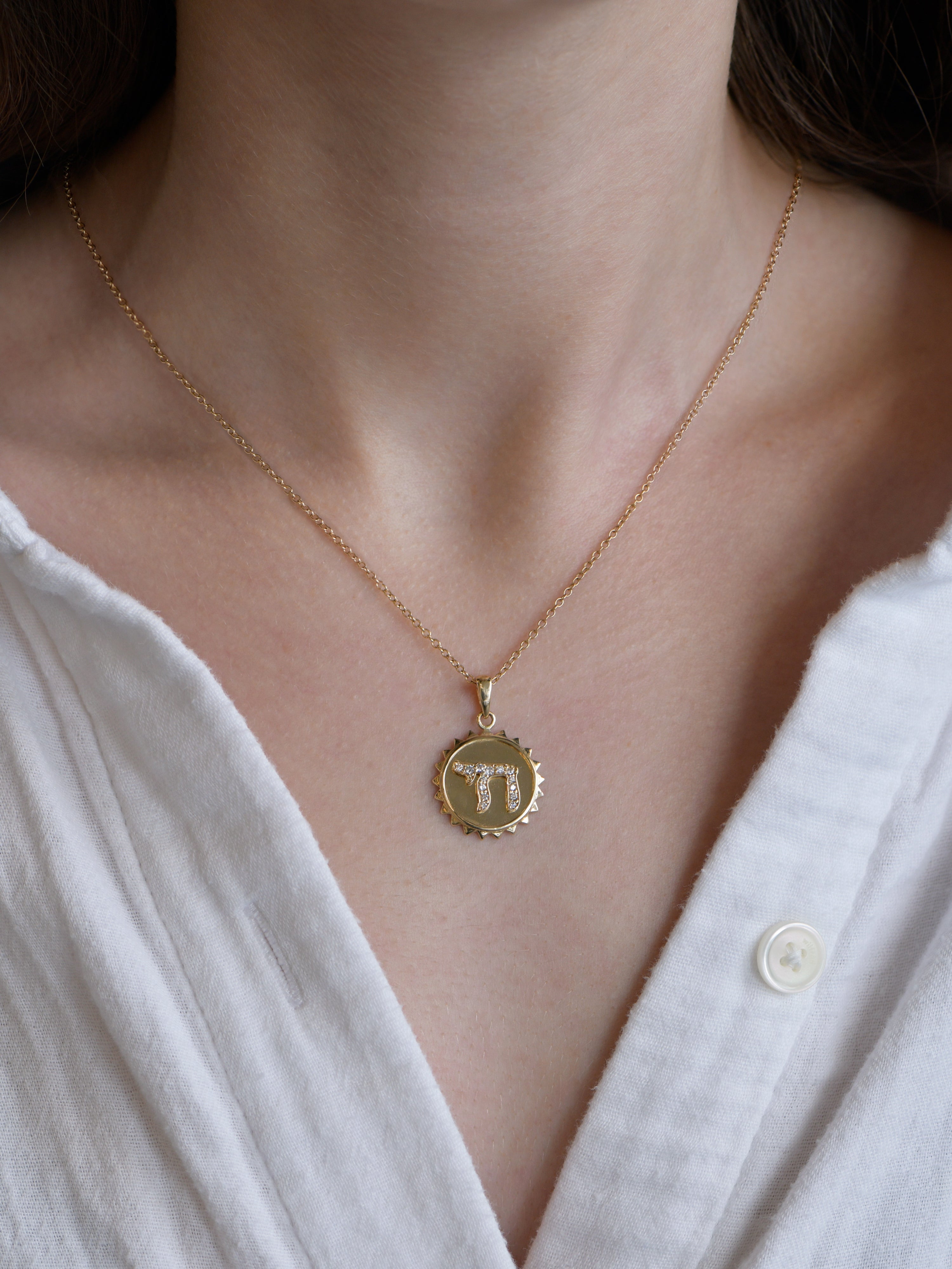 Love Letter Chai Pointed Mini Medallion