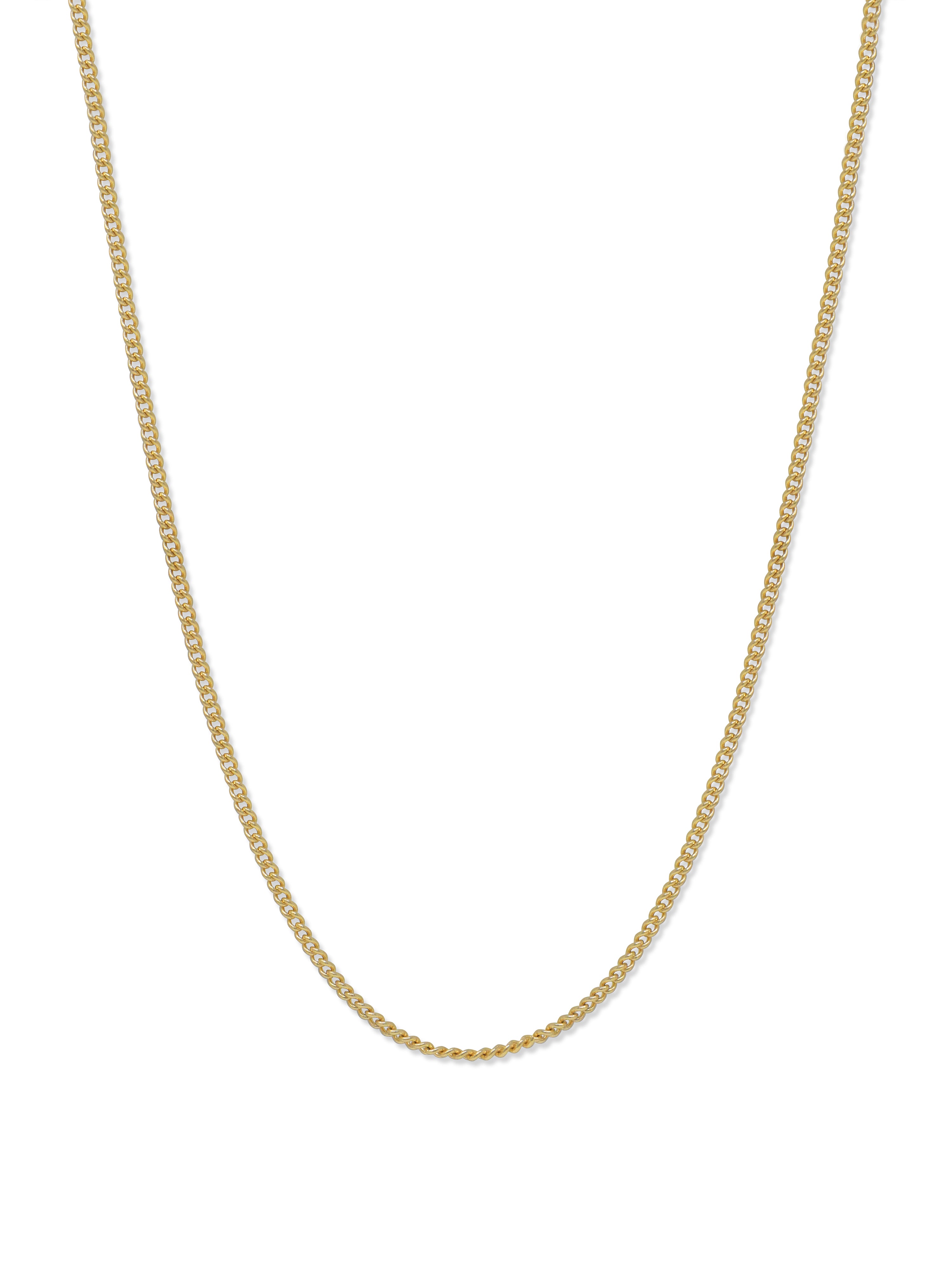 Thin Gold Curb Chain 1.8mm