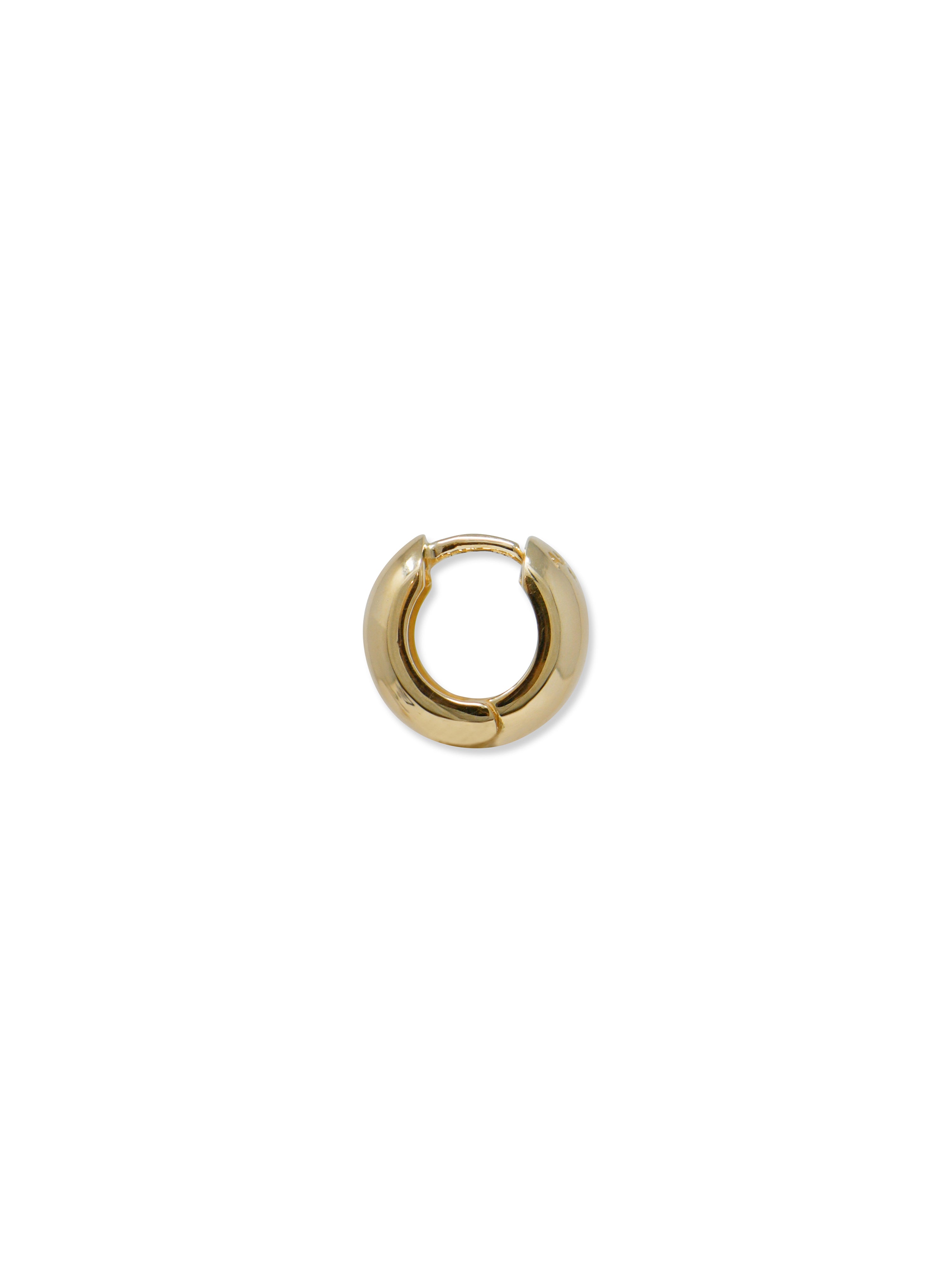 Classique Lauren 13mm Wide Dome Hoop Earrings