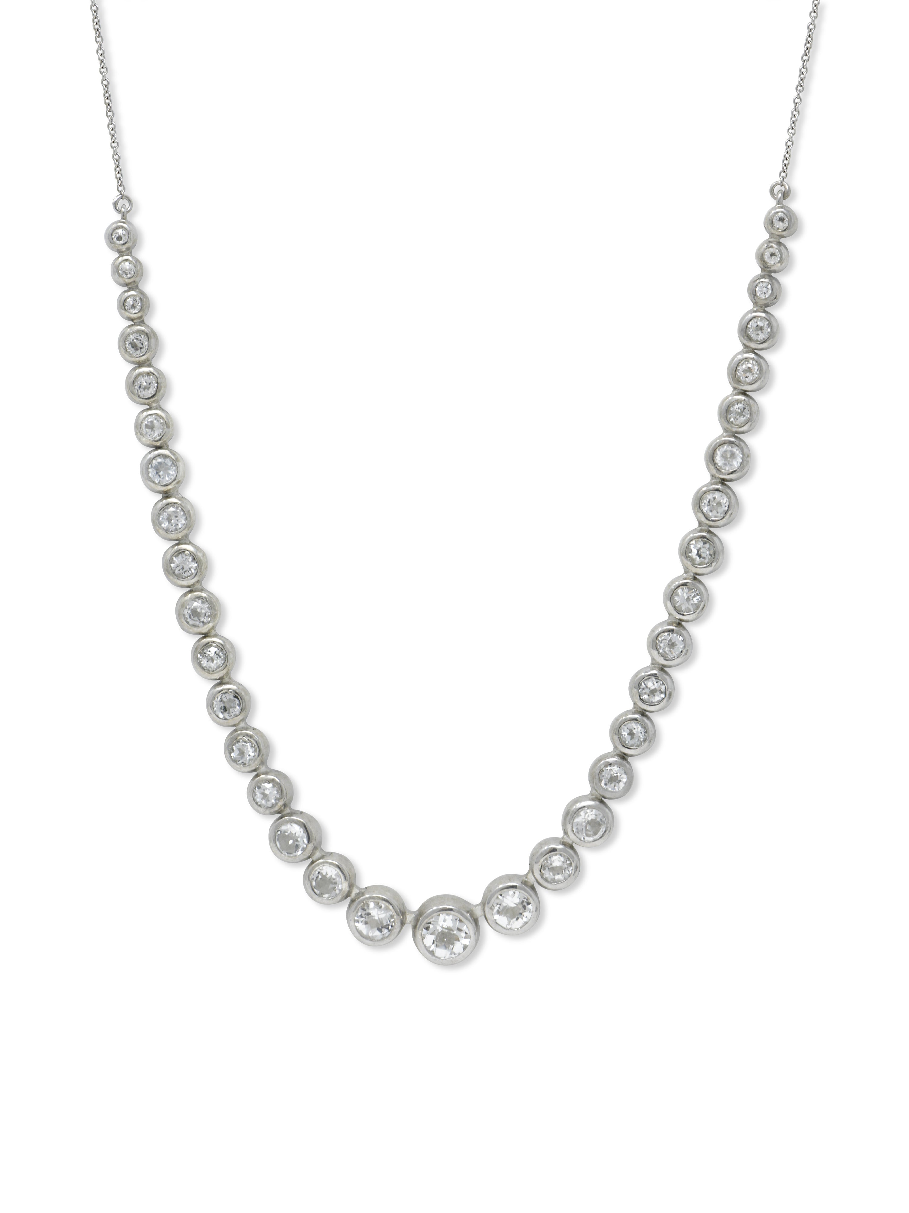 Classique Julia Bezel Tennis Necklace
