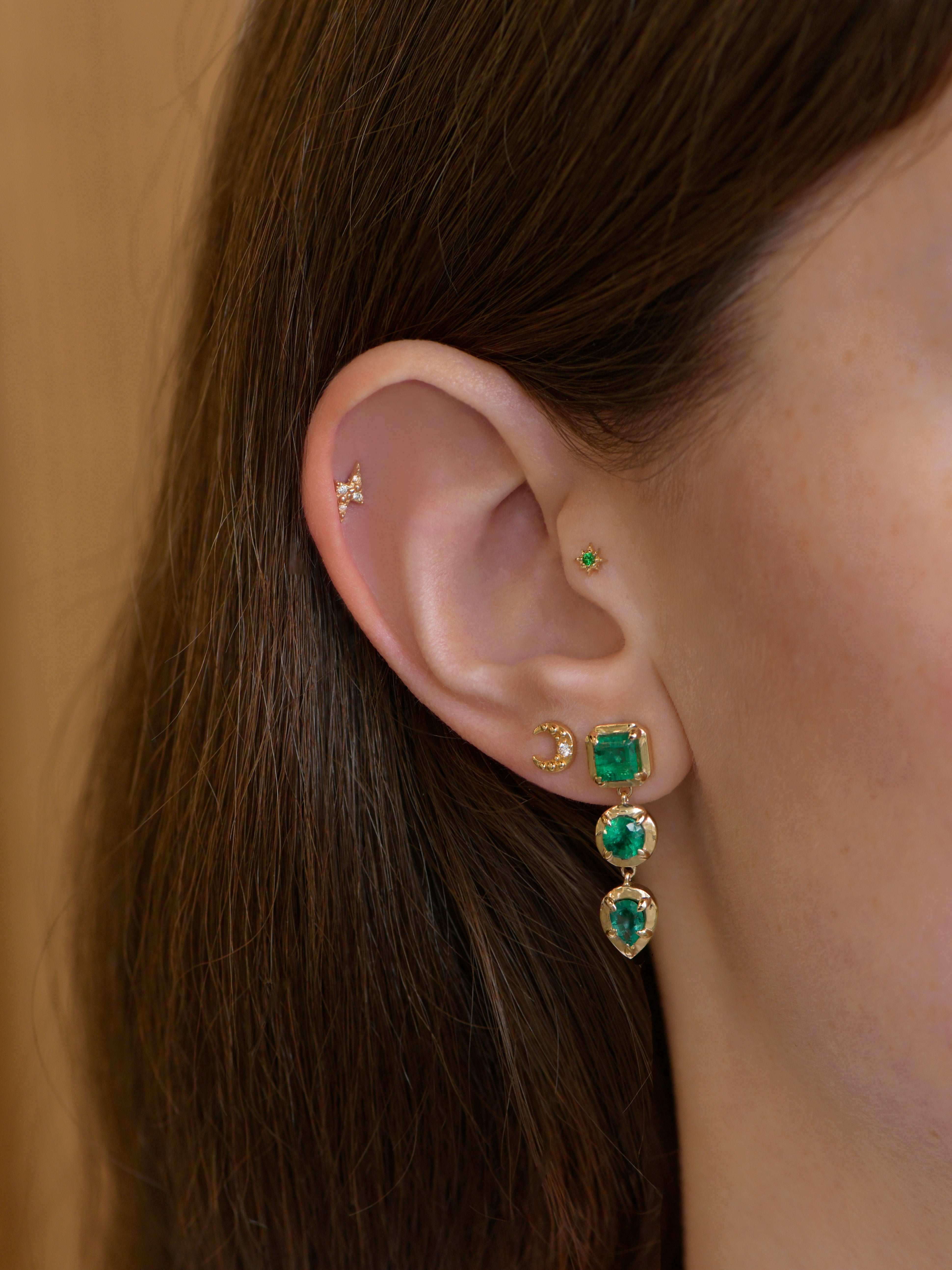 Mélia Asscher Mini Linear Earrings