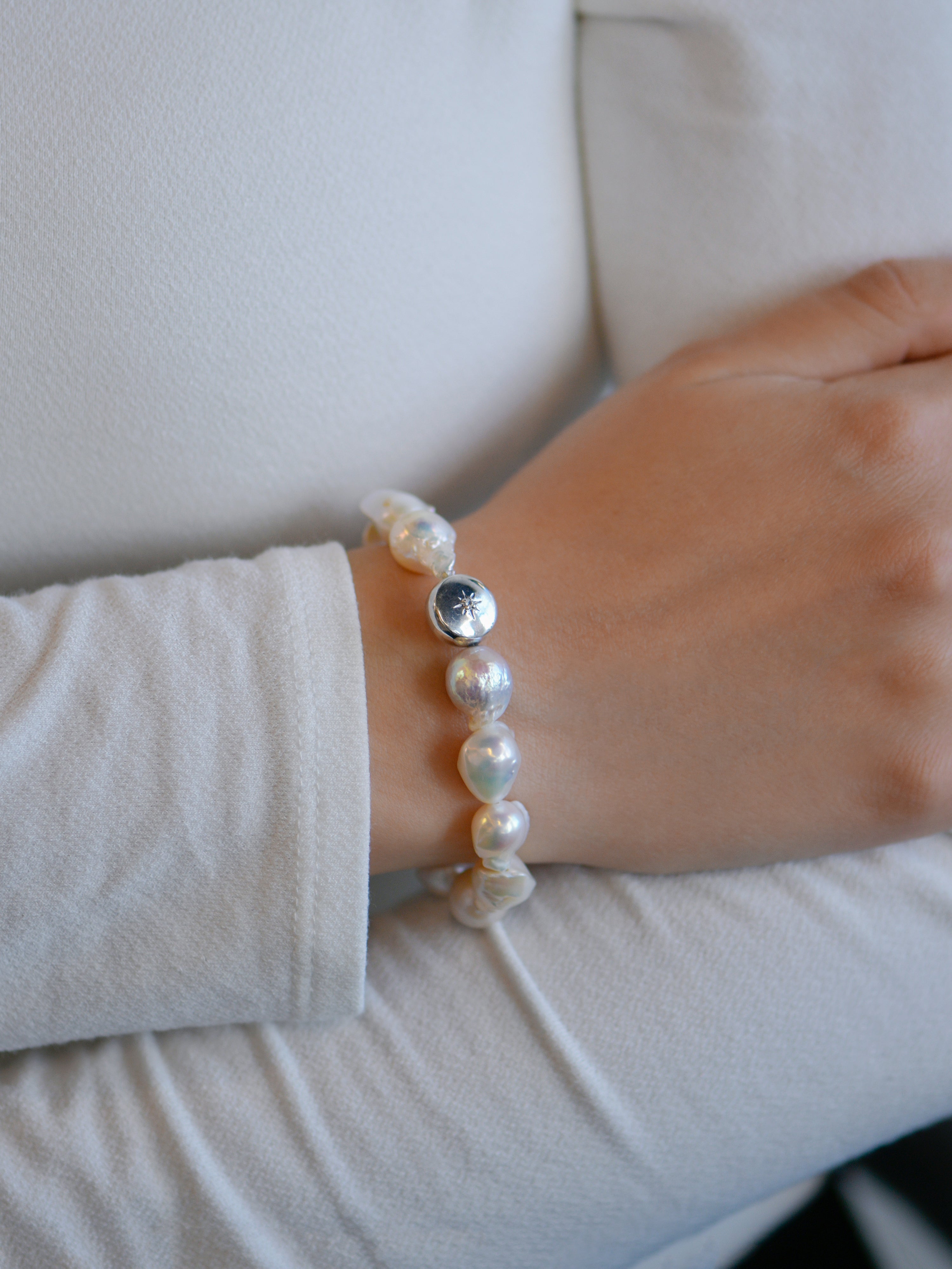 Bracelet Bohème Perles Baroques