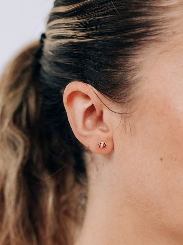 Jac+Jo Icon Evil Eye Studs