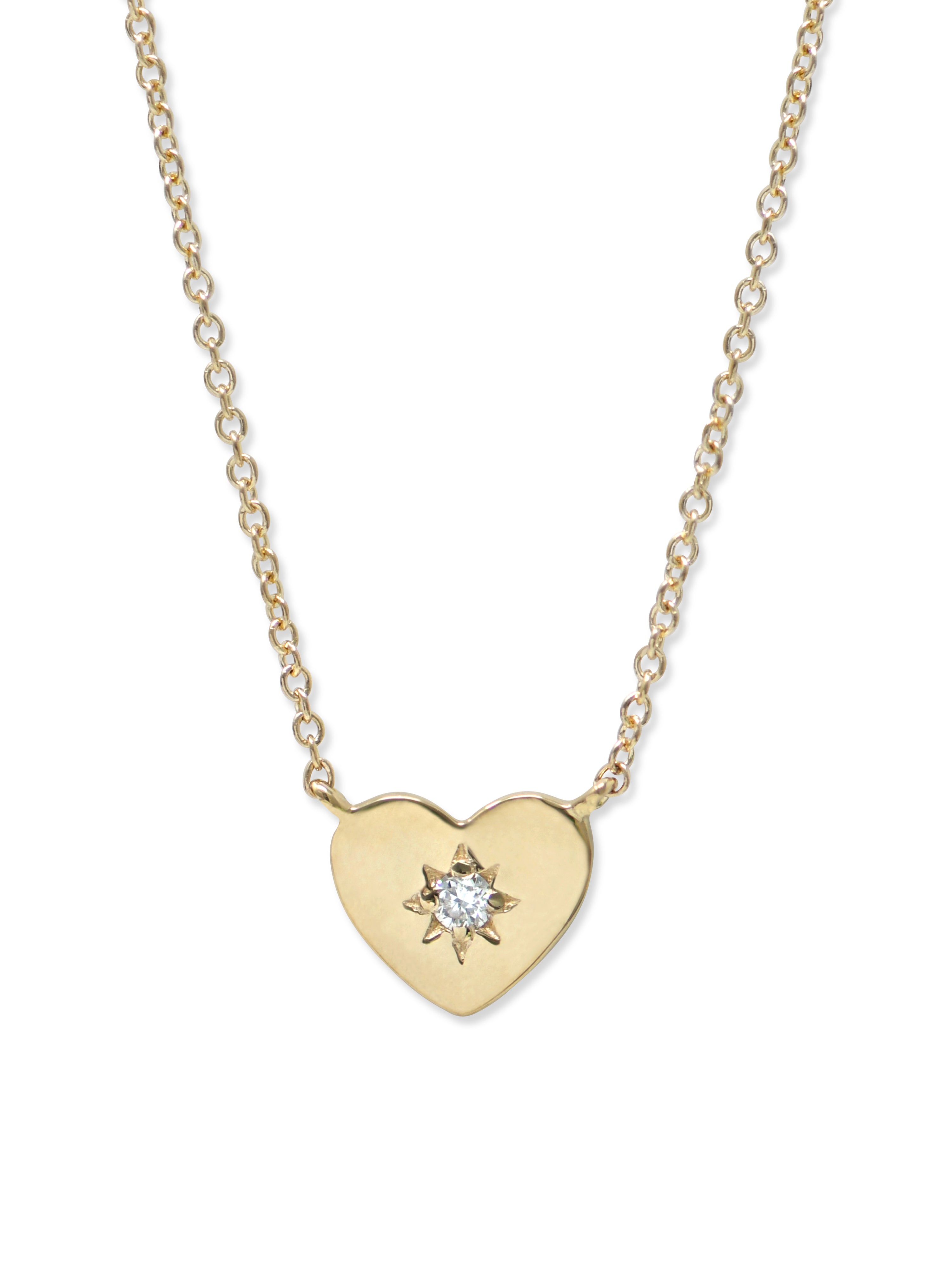 Jac+Jo Icon Vintage Star Heart Pendant