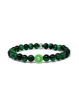 Bracelet Jac+Jo Œil Rond de l'Âme Tigre Vert