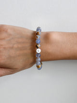 Bracelet Jac+Jo Œil Rond de l'Âme Calcédoine Émail 