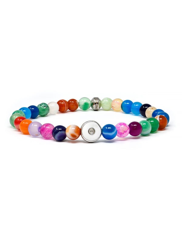 Jac + Jo Soul Multicolor Agate Bracelet