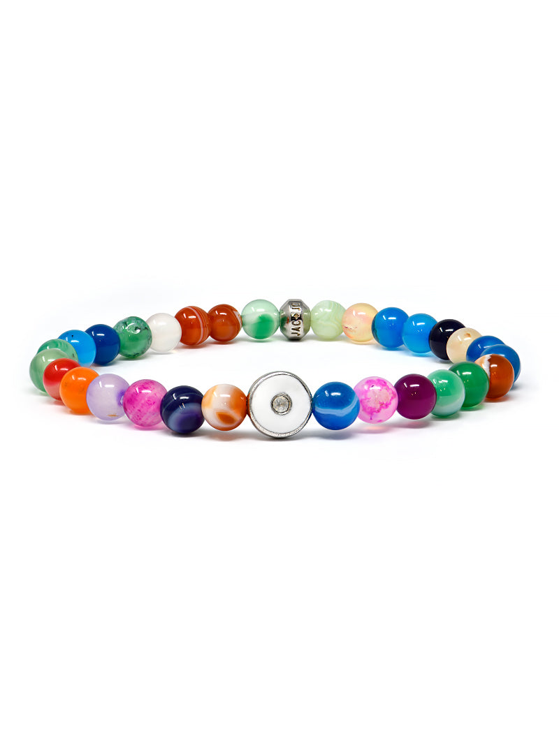 Jac + Jo Soul Multicolor Agate Bracelet