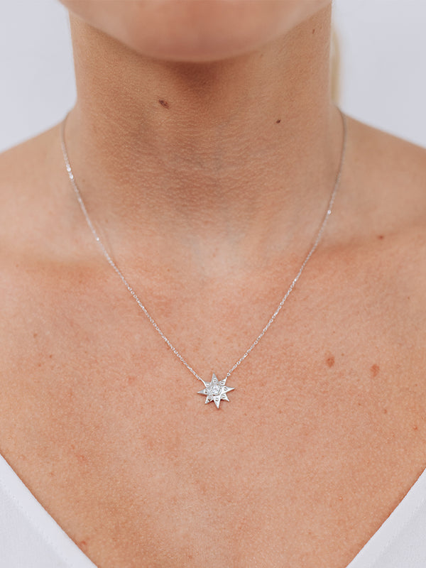 Collier Étoile Creuse Aztec