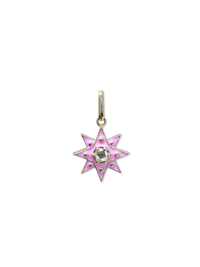 Jac+Jo Enamel Vintage Star Pendant Charm