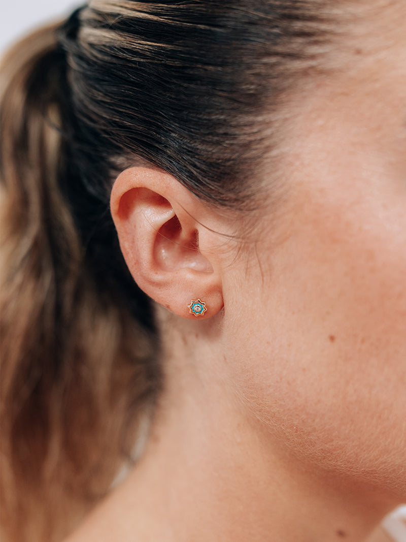 Jac+Jo Icon Enamel Marrakesh Studs