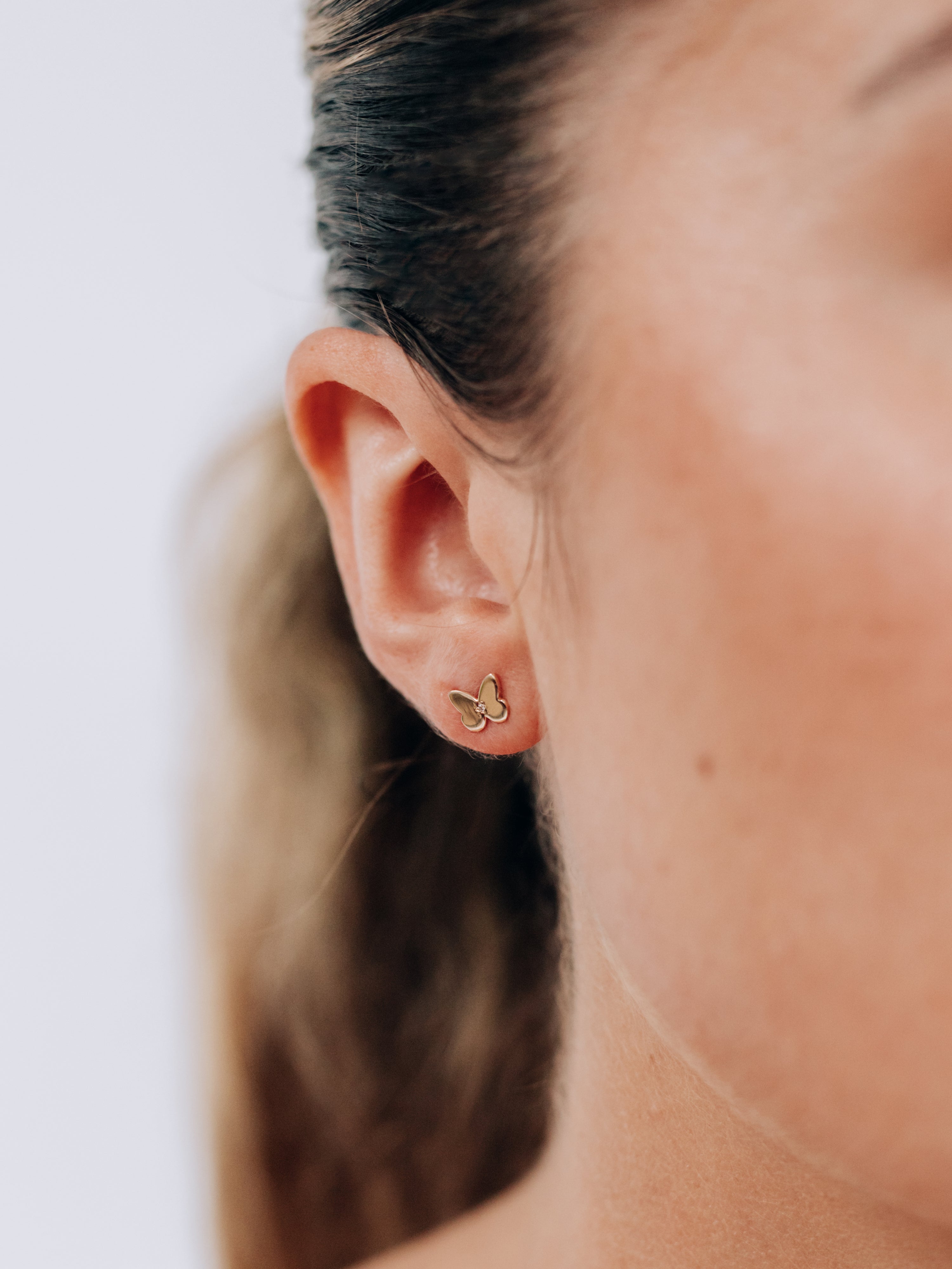 Jac+Jo Amanda Icon Butterfly Studs