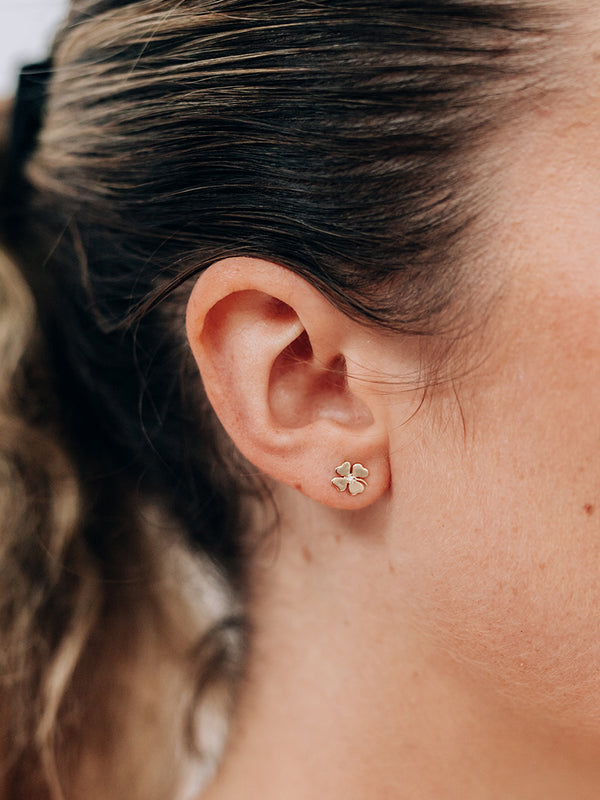 Jac+Jo Icon Clover Studs