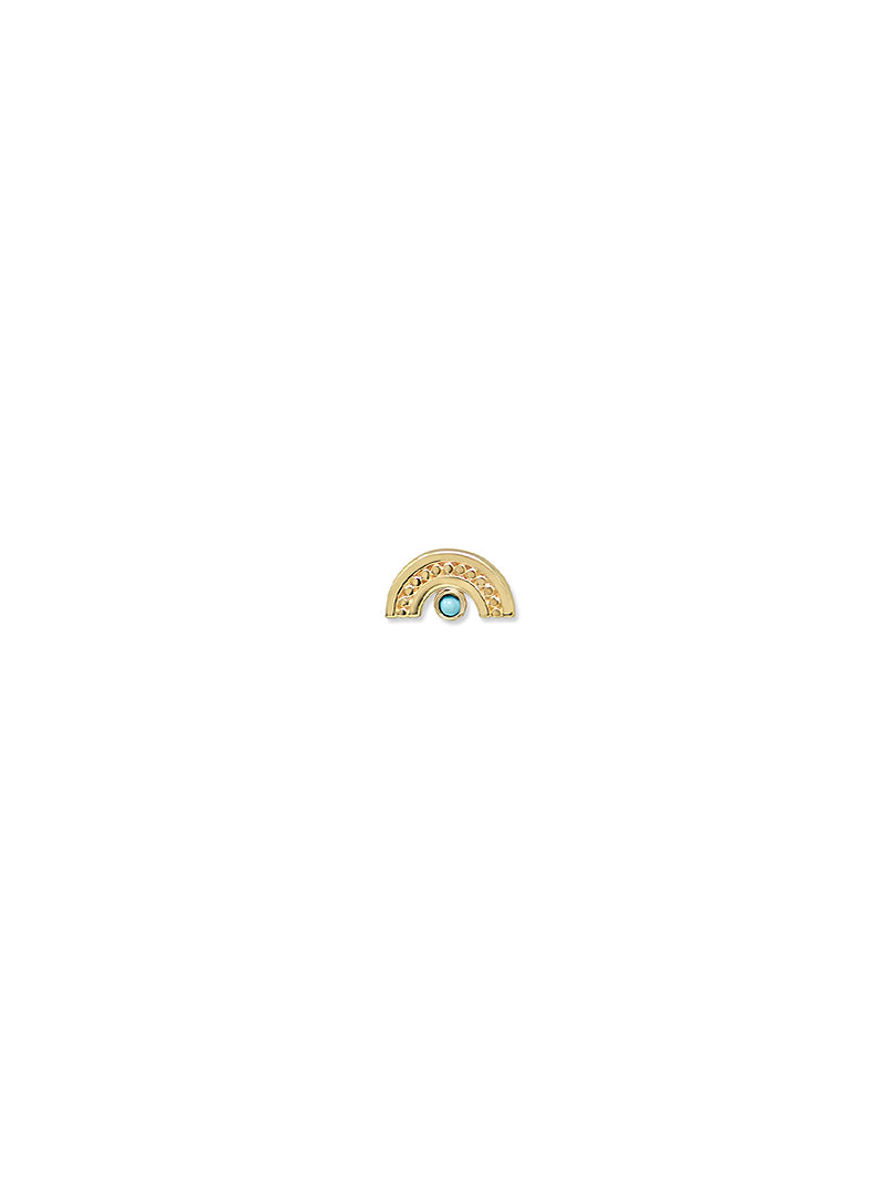 Jac+Jo Stella Icon Turquoise Rainbow Studs