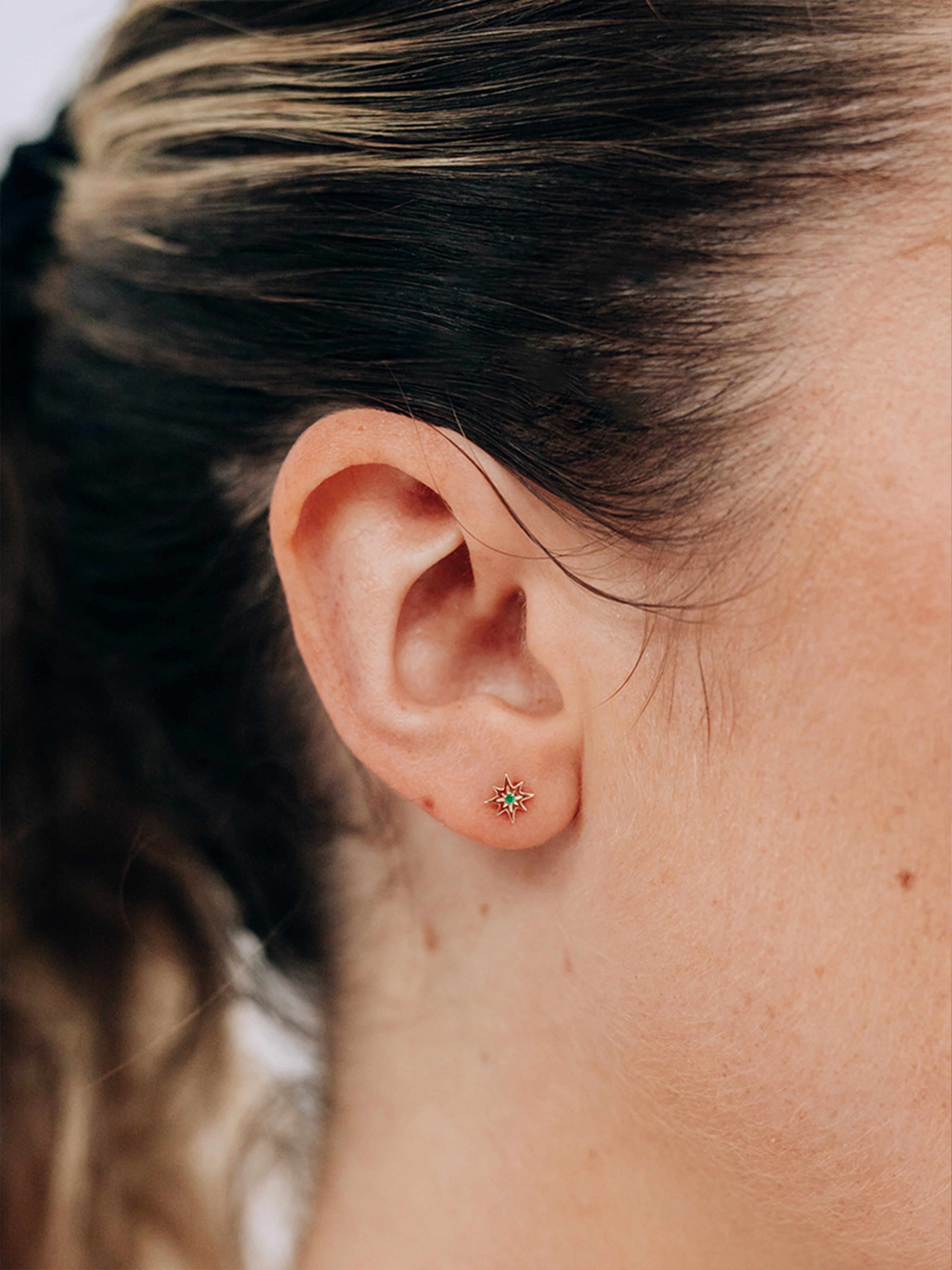 Jac+Jo Icon Starburst Single Stud