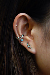 Cléo Pavé Crown Ear Cuff