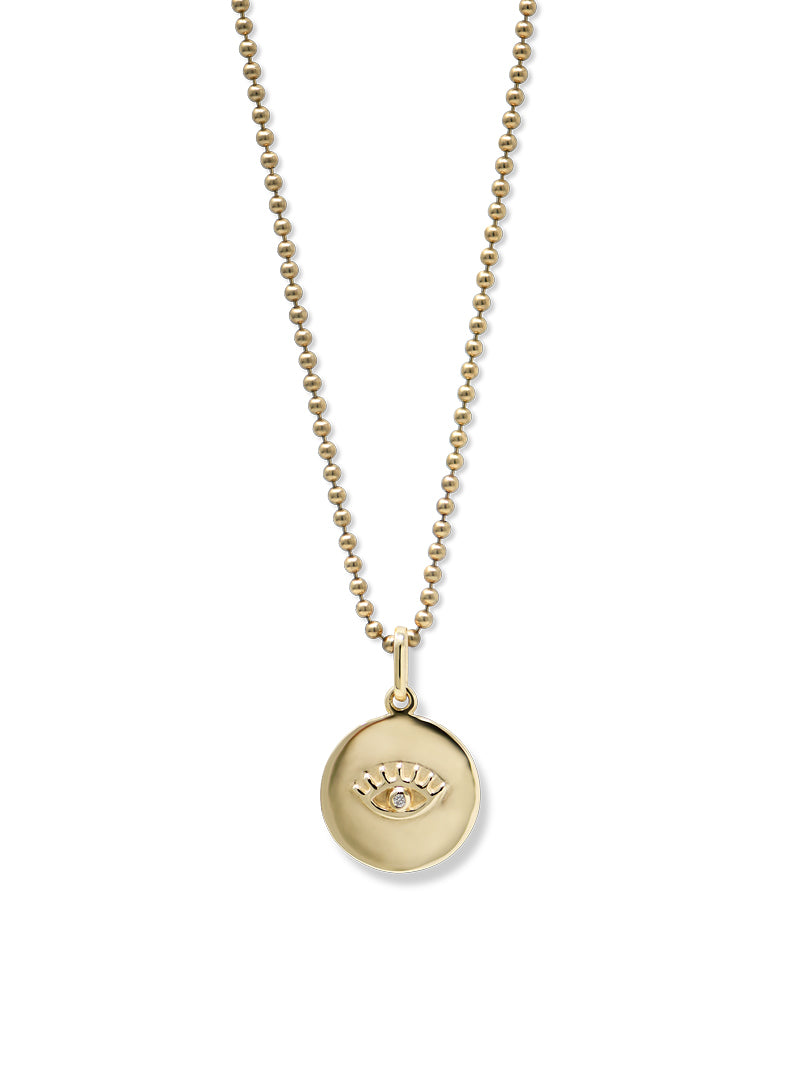 Anzie X Mel Soldera Collier Mauvais Œil avec Cils