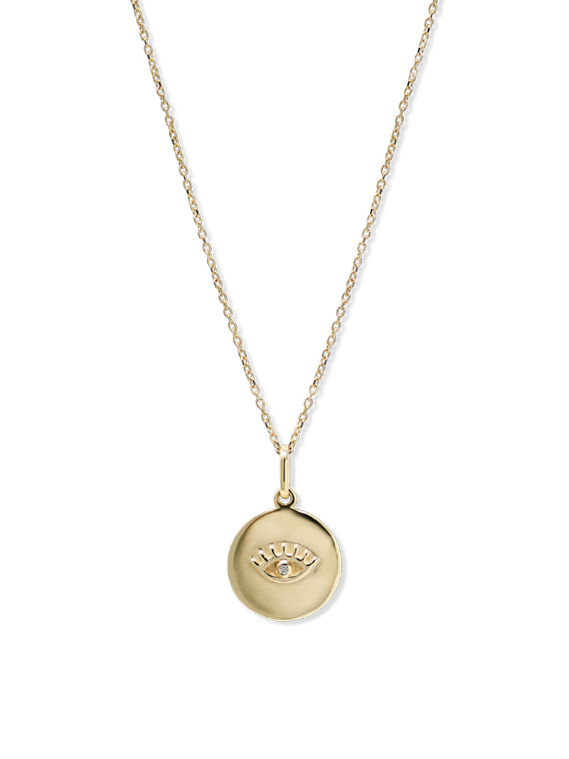 Anzie X Mel Soldera Collier Mauvais Œil avec Cils