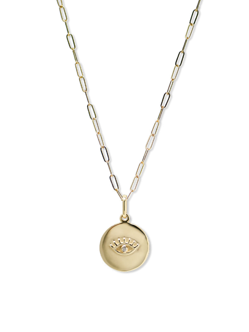 Anzie X Mel Soldera Collier Mauvais Œil avec Cils