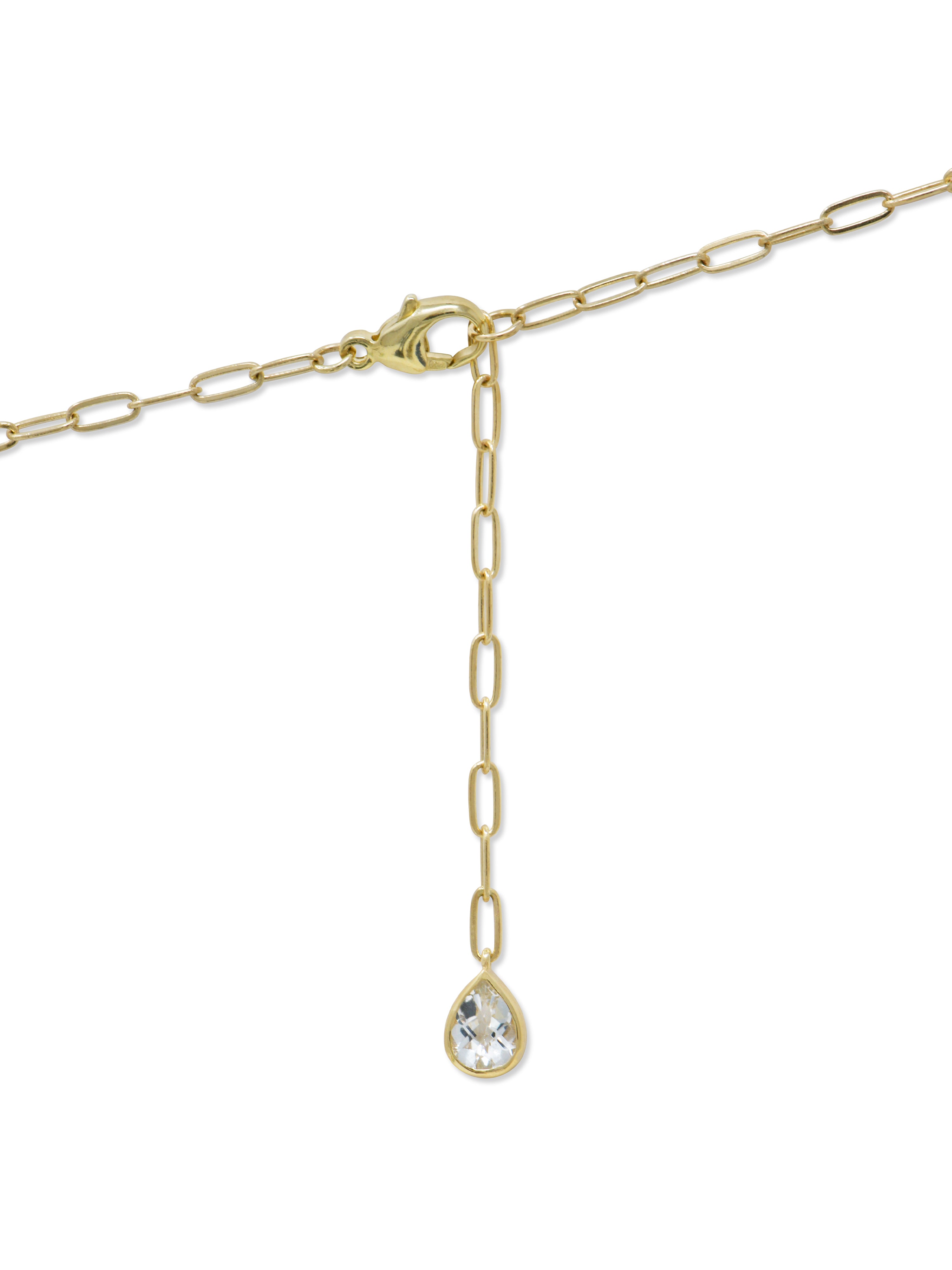 Cléo Jaeda Tennis Bezel Necklace